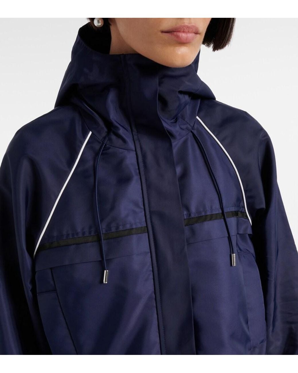 Self-Portrait Blue Technical Jacket