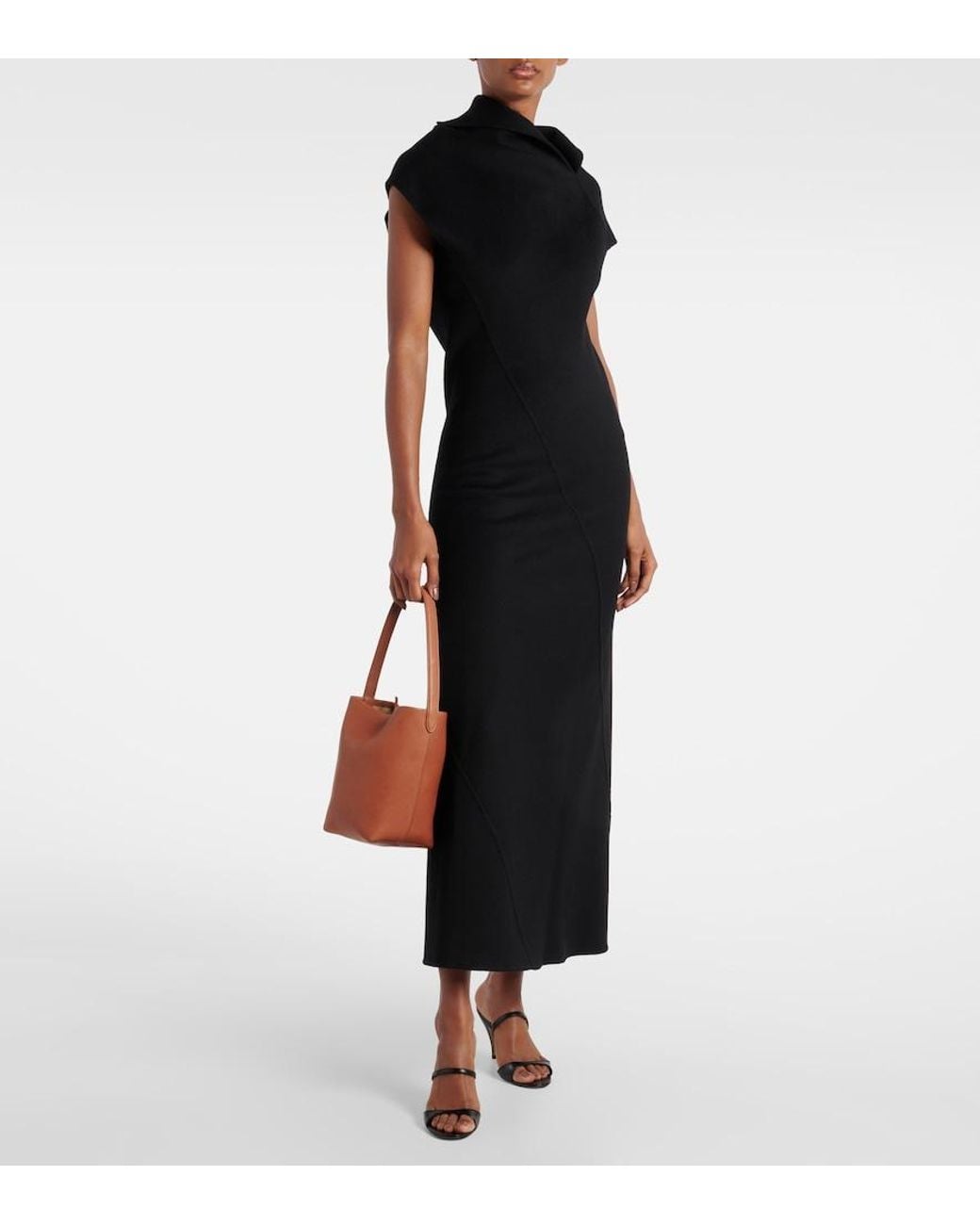 The Row Brown Tote Bag Park N/S Small Aus Leder