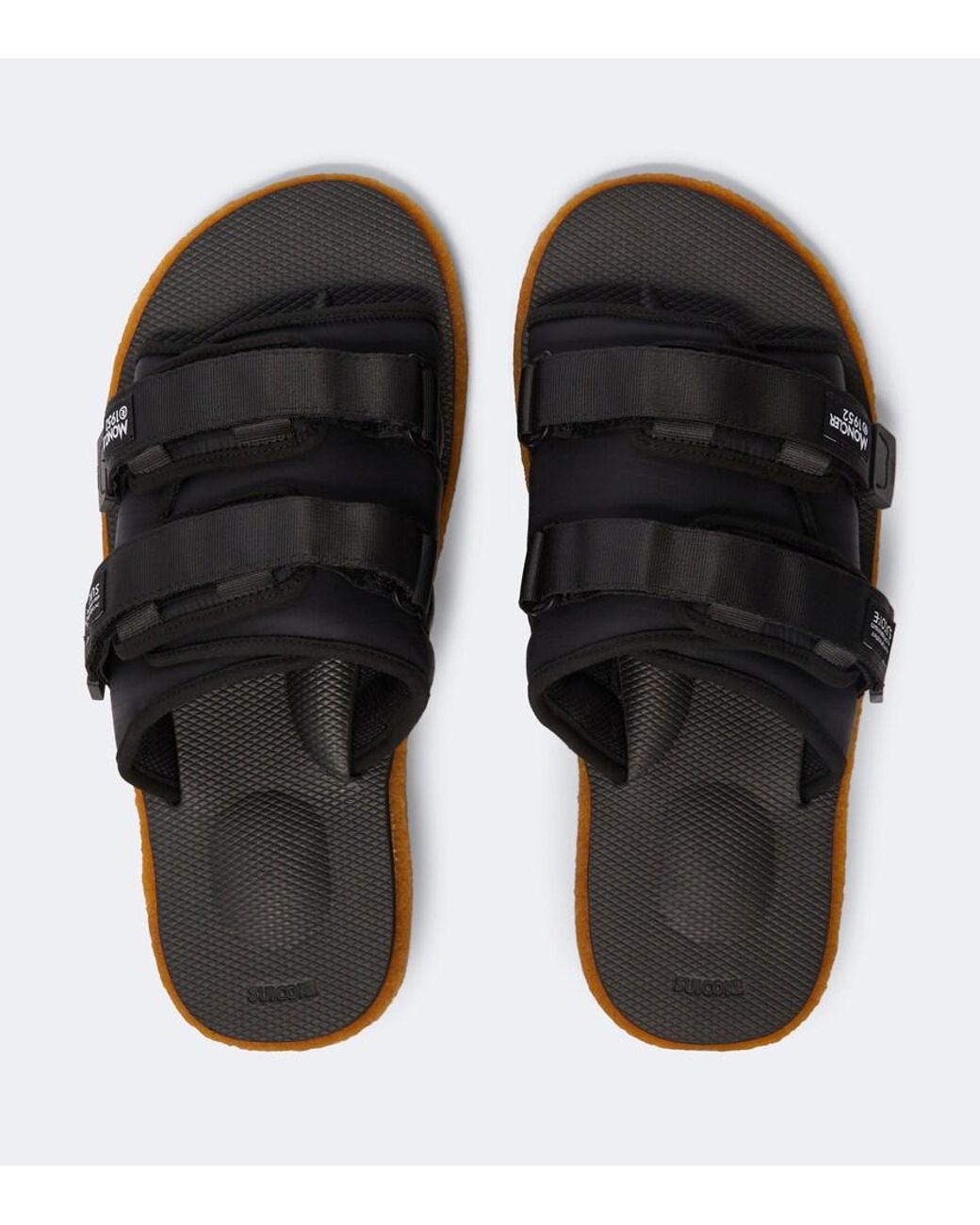 Moncler Genius Black Sliders for men