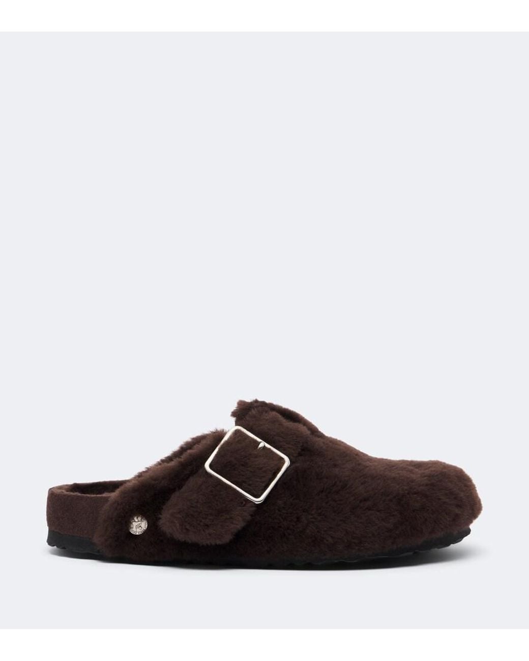 Birkenstock Boston Shearling Clogs in Brown | Lyst