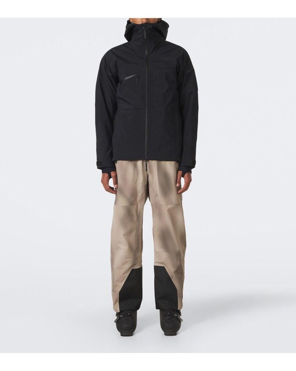 Peak Performance Natural Edge Printed Ski Salopettes for men