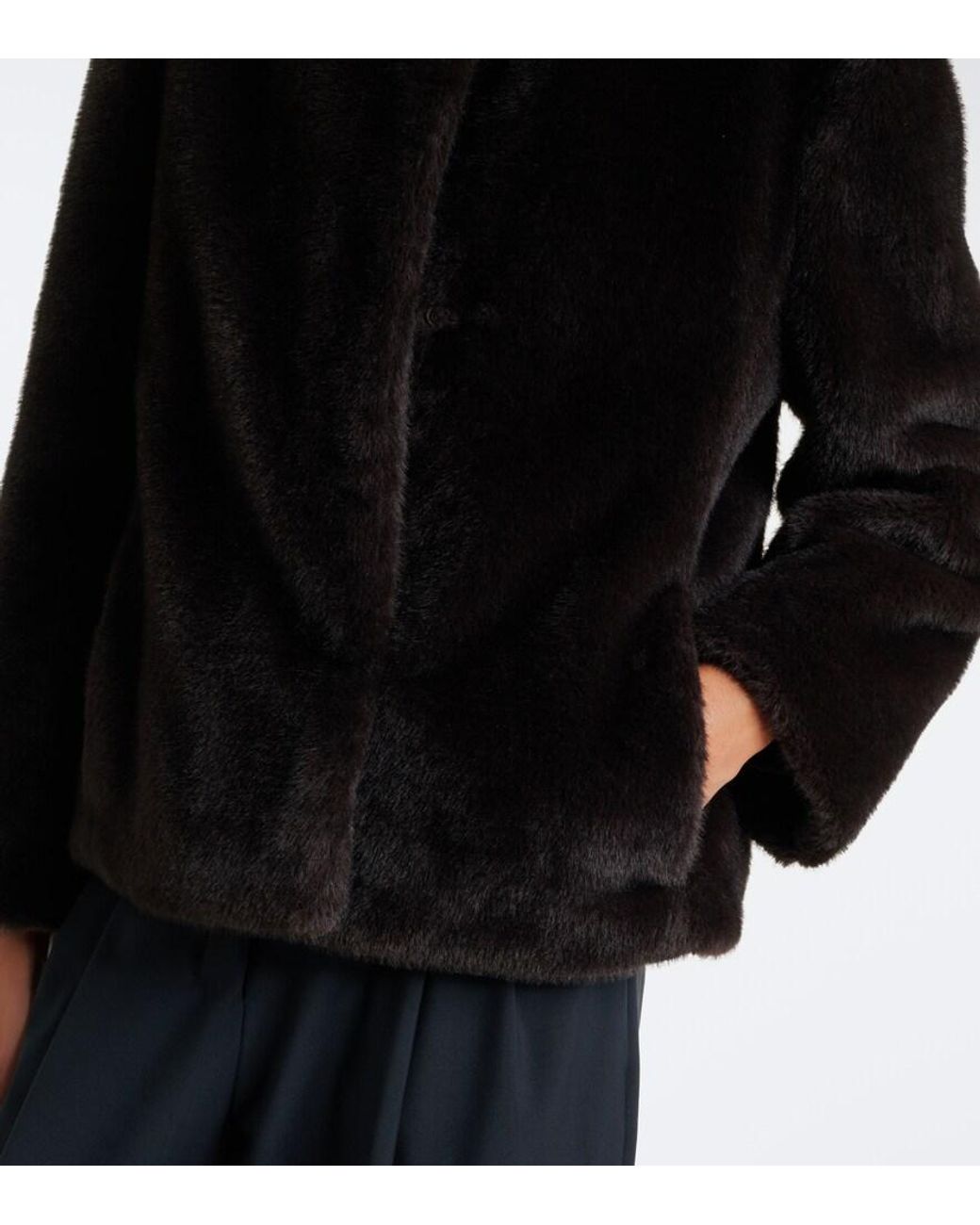 Max Mara Black High-Neck Jacket