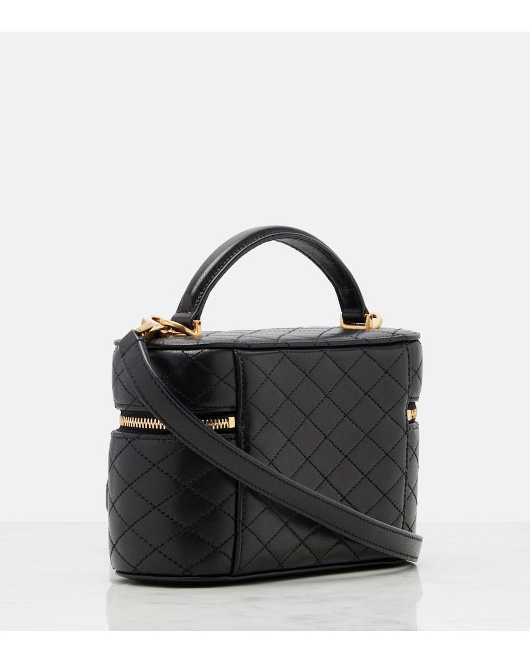 Saint Laurent Black Gaby Quilted Leather Bag