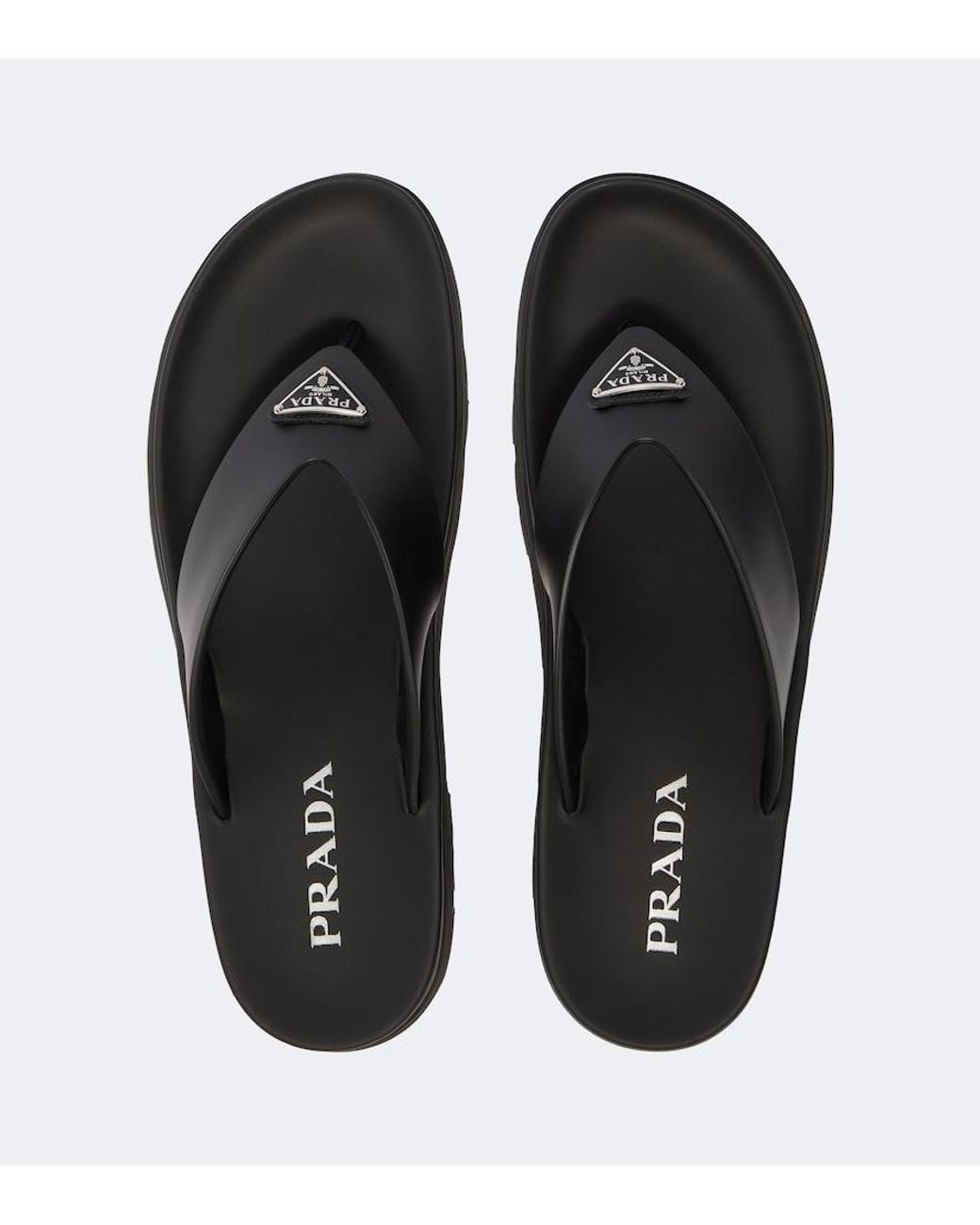 Prada Brown Thong Sandals for men