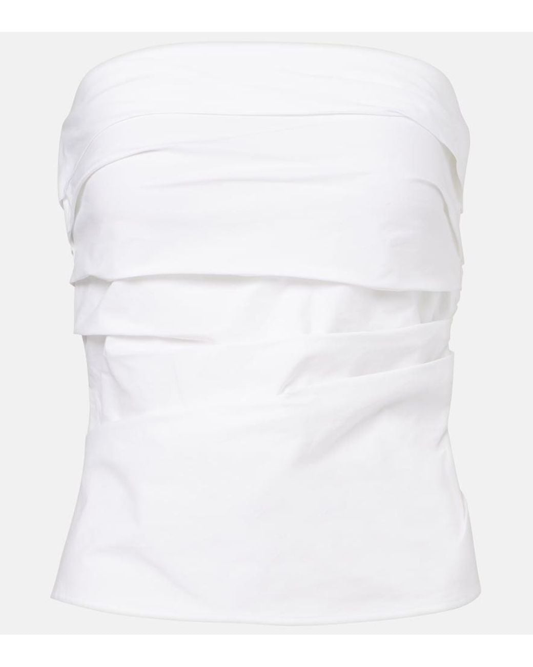 Proenza Schouler White Label Maisy Cotton-Blend Tube Top