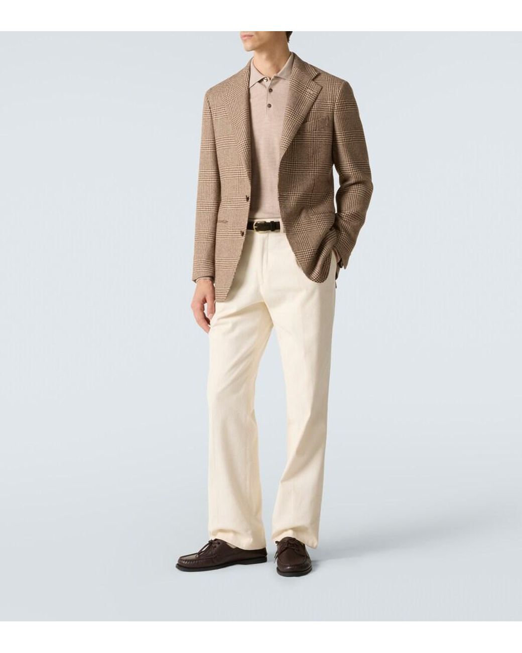 Saman Amel Blazer Aus Alpakawolle in Brown für Herren