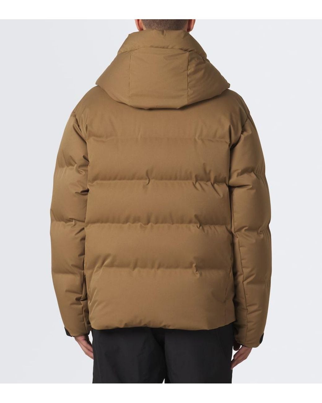 Moncler Brown Fellberg Hooded Ski Jacket for men
