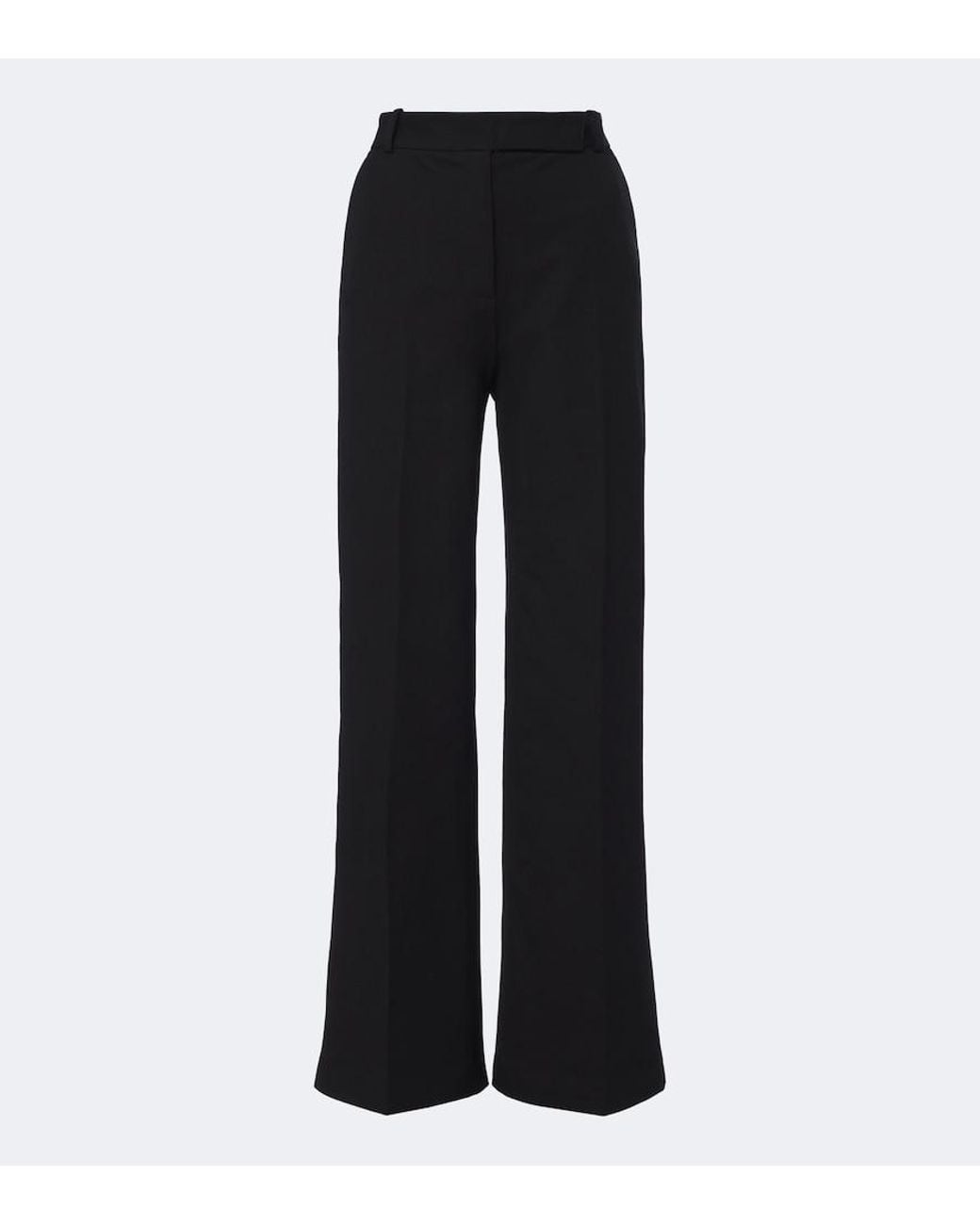 Joseph Black Yukio Gabardine Wide-Leg Pants