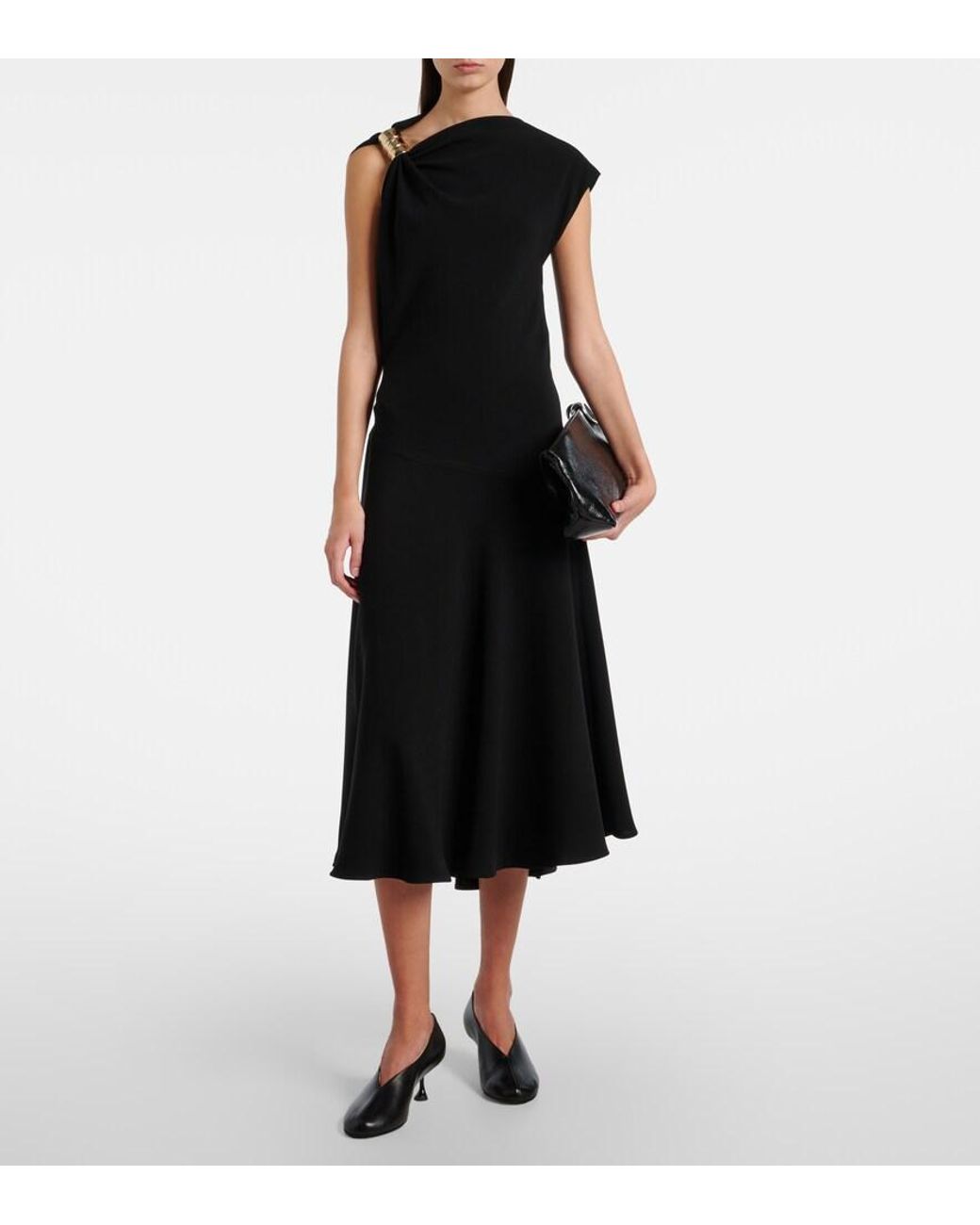Proenza Schouler Black Tee Leather Pumps