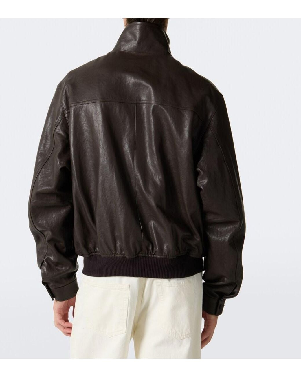 Auralee Lederjacke in Black für Herren