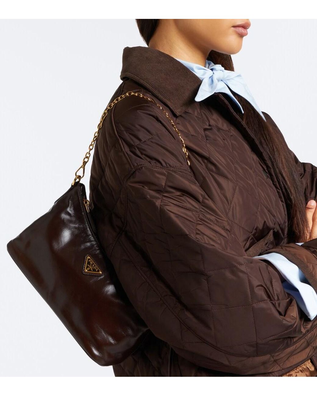 Prada Black Mini Leather Shoulder Bag