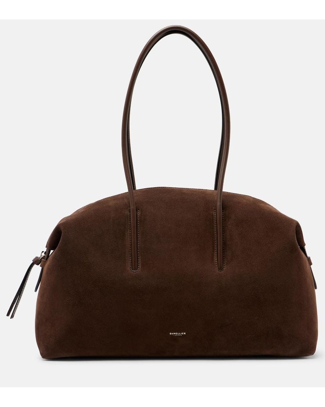 DeMellier London Brown Stockholm Large Suede Tote Bag
