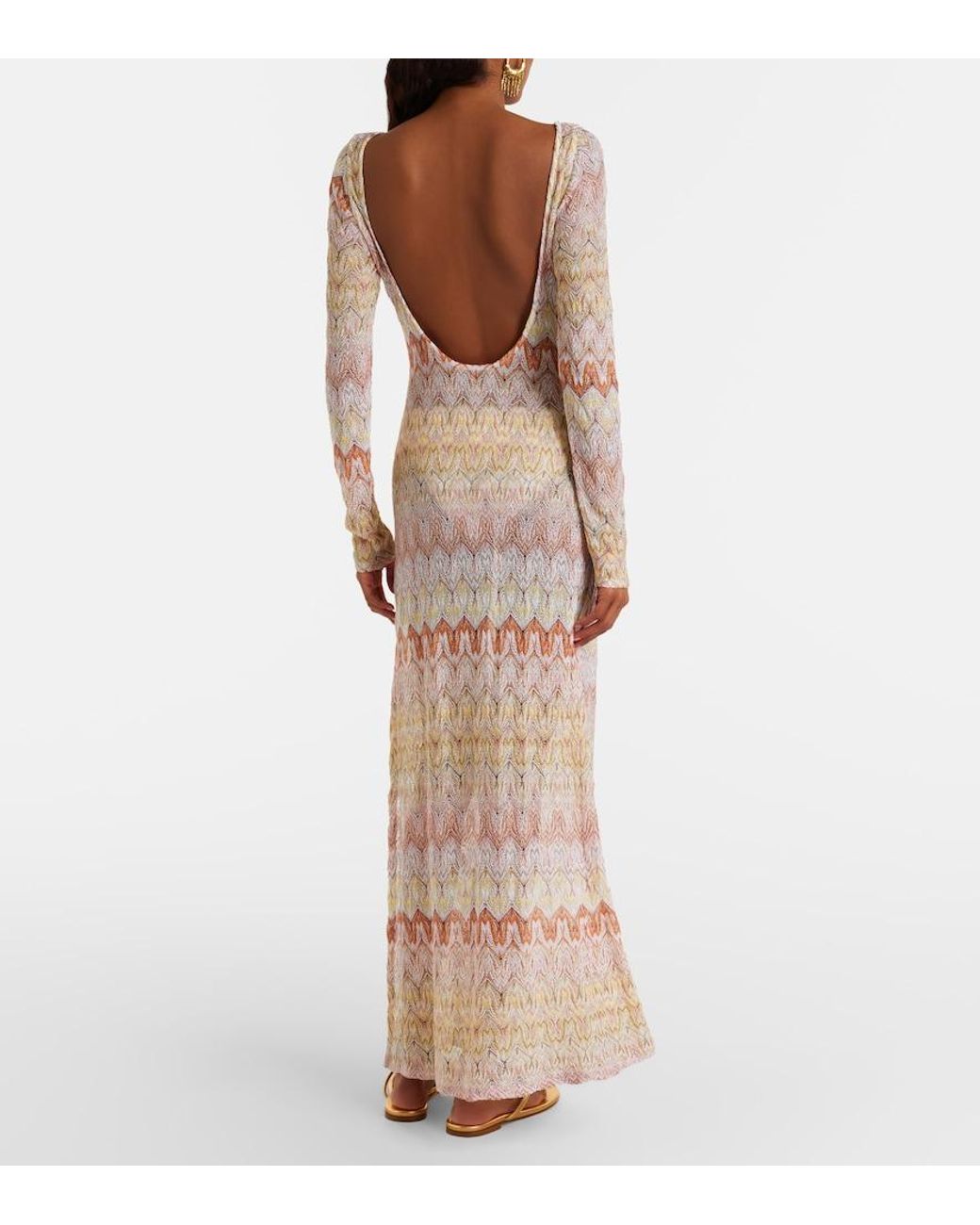 Missoni Natural Lame Maxi Dress