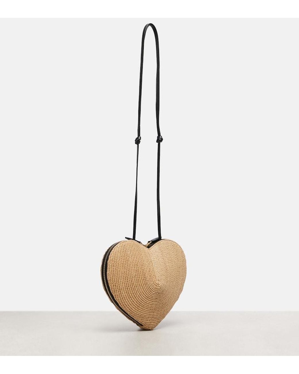 Alaïa Natural Le Cour Woven Crossbody Bag