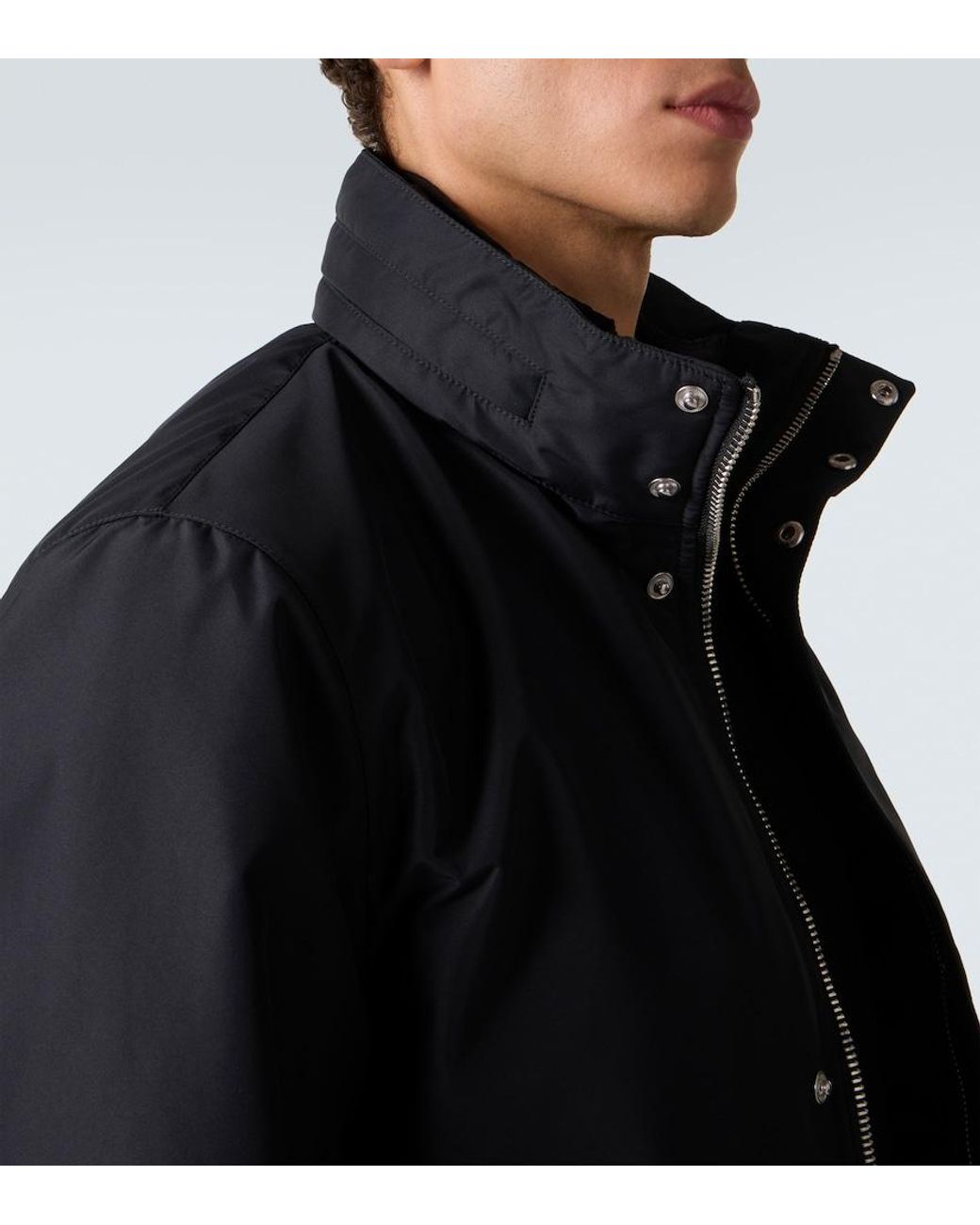 Prada Blue Re-Nylon Jacket for men