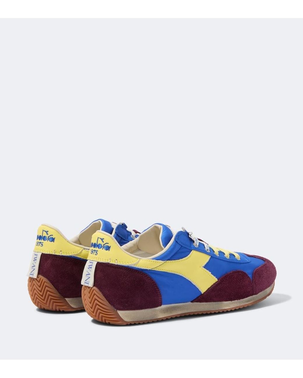 J.W. Anderson Blue X Diadora Equipe Leather Sneakers for men