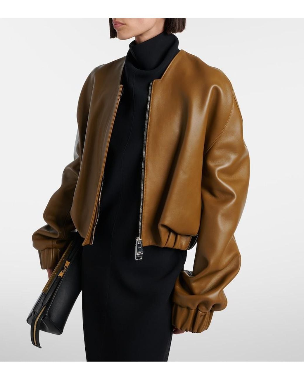 Khaite Natural Cordan Leather Jacket