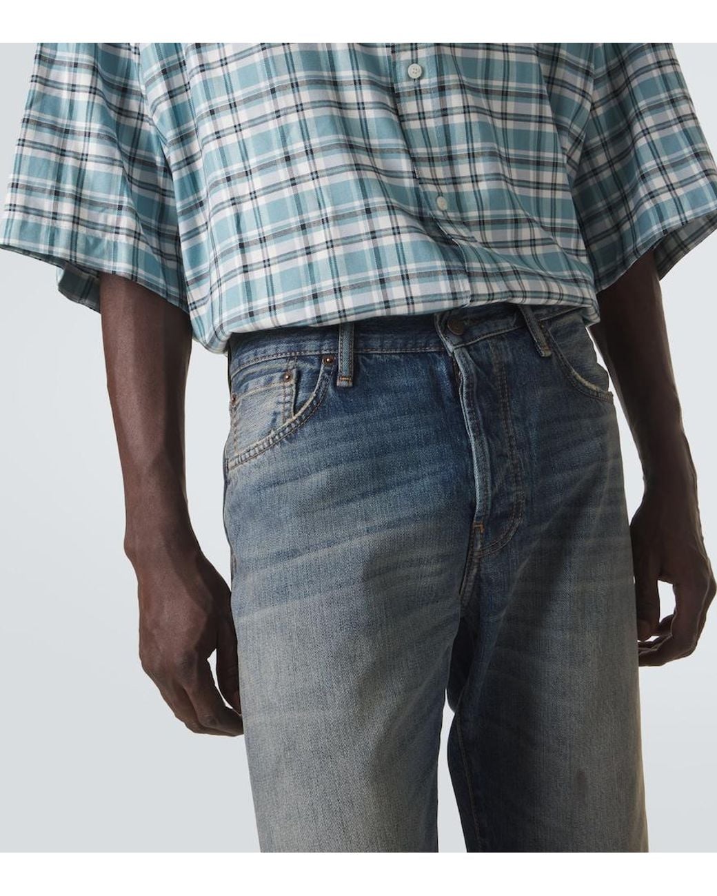 Acne Blue 1996 Straight Jeans for men