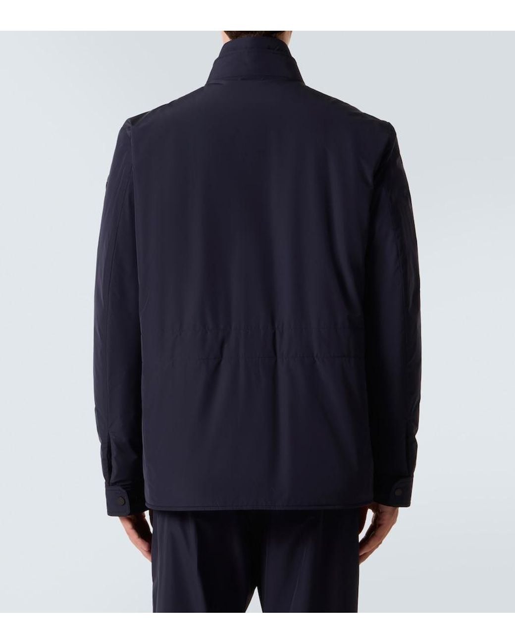 Moncler Blue Brieuc Down Jacket for men