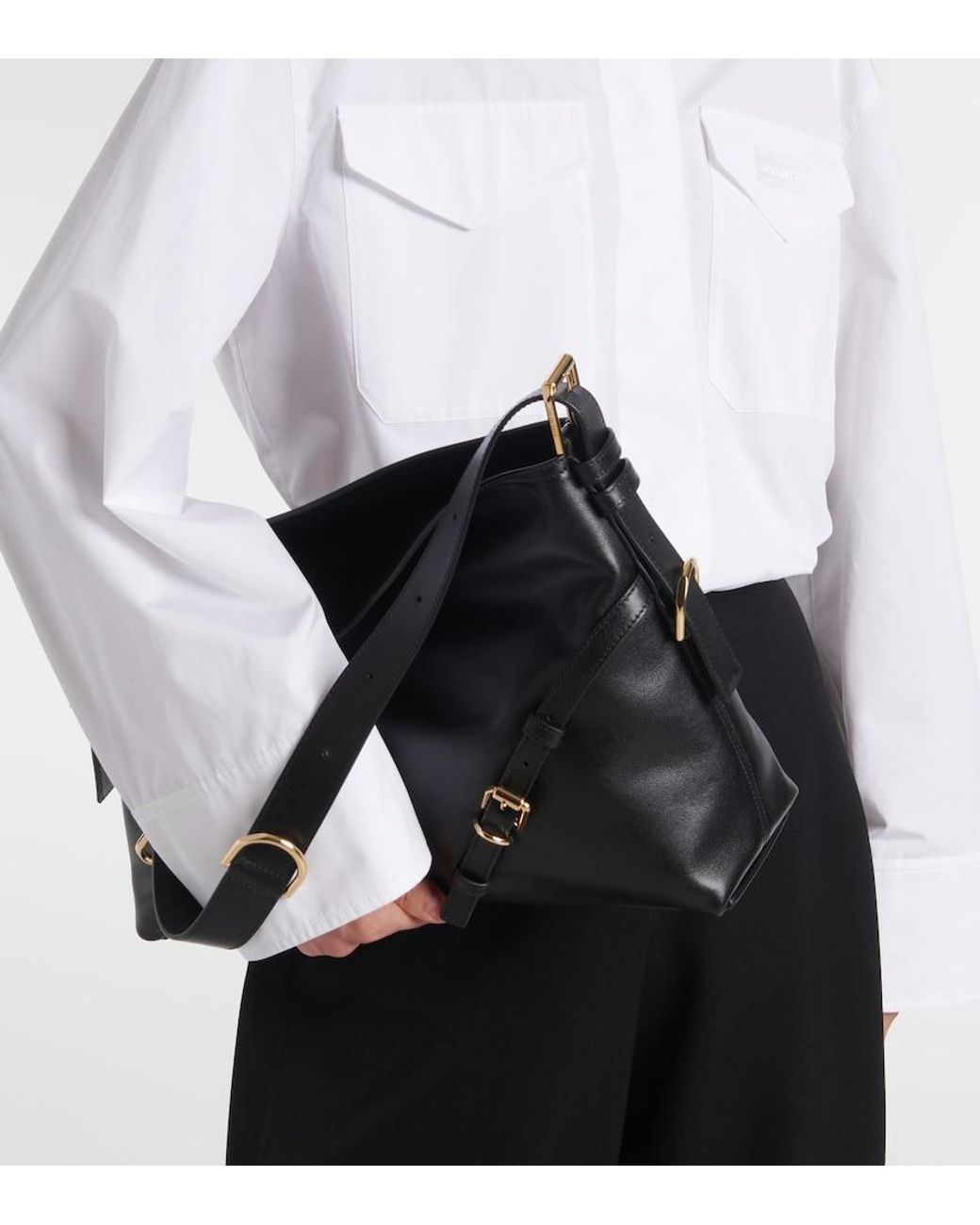 Borsa A Spalla Voyou Medium di Givenchy in Black