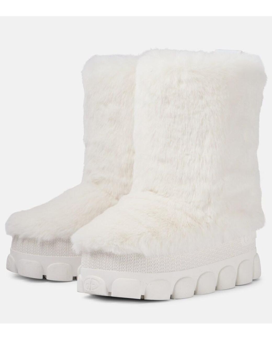 Goldbergh White Fun Faux Fur Snow Boots