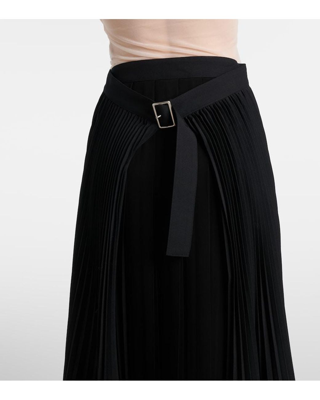 Gonna Lunga di Junya Watanabe in Black