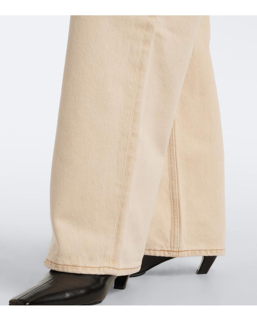 Agolde Natural Arc 32 Wide-Leg Jeans