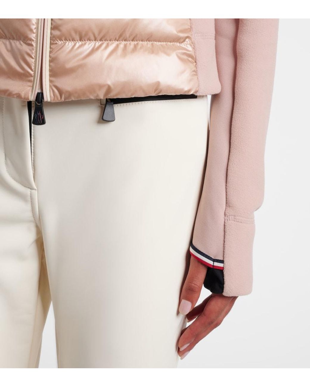 Moncler Natural Down-Paneled Jacket