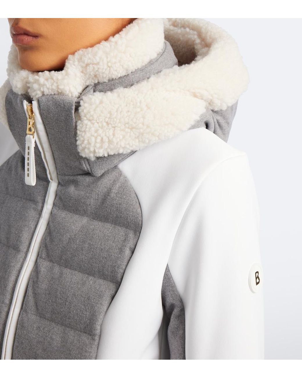 Bogner Gray Linn Down Ski Jacket