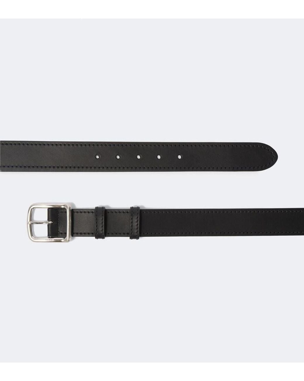 Prada Black Leather Belt for men