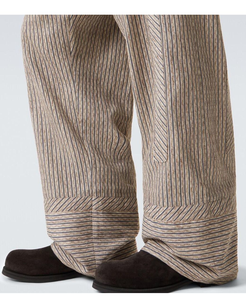 Kiko Kostadinov Natural Kyan Cotton And Linen-Blend Straight Pants for men