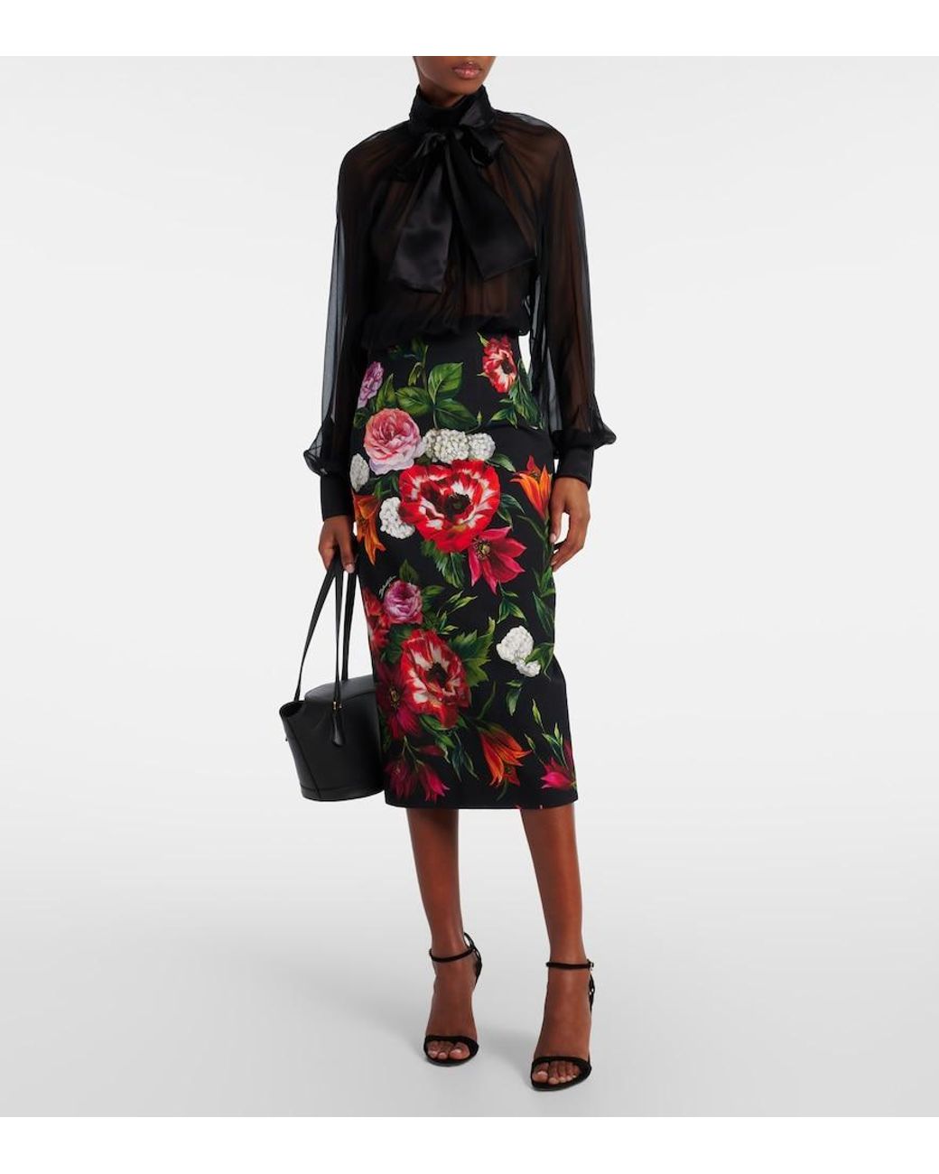 Gianvito Rossi Black 105 Suede Sandals
