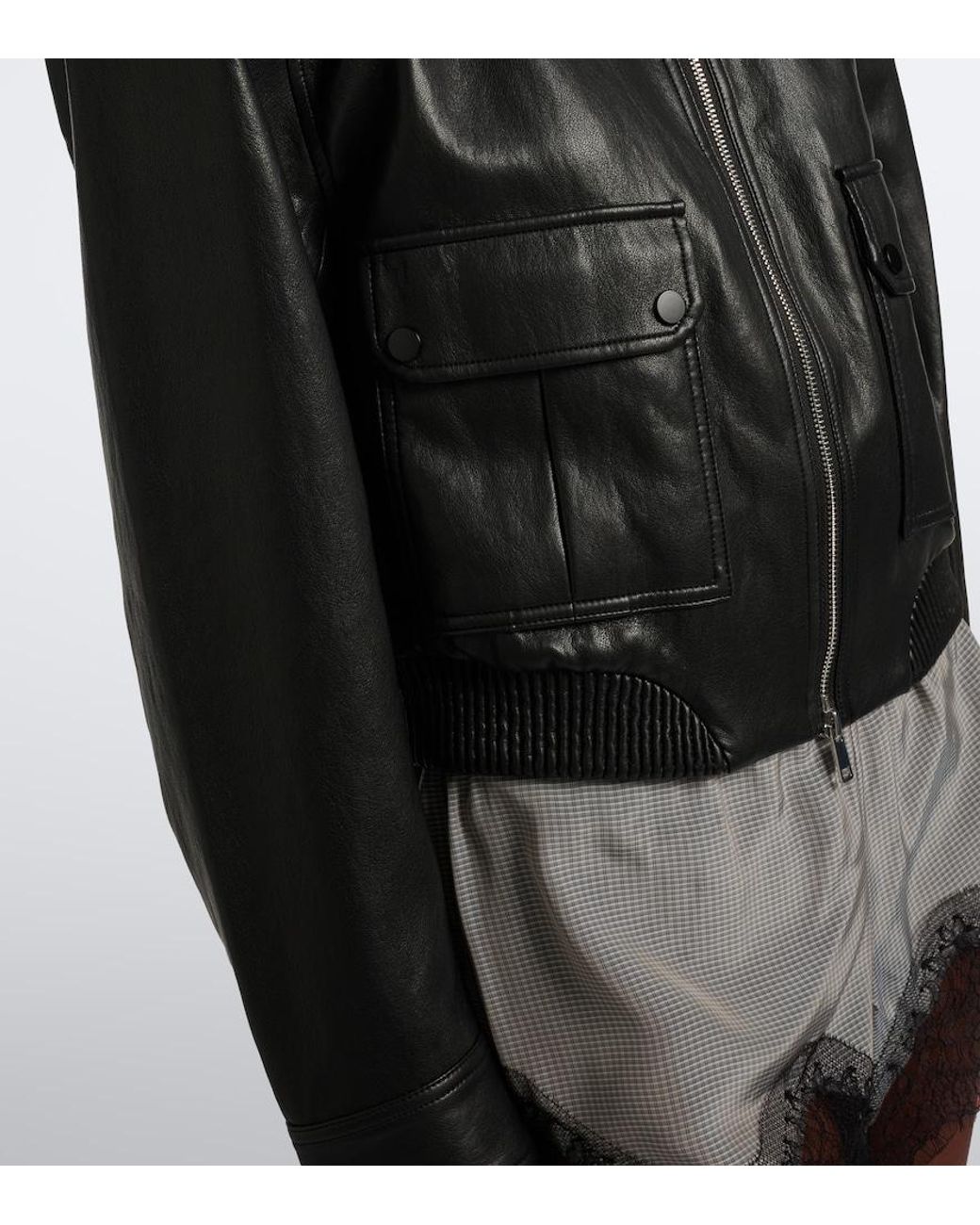 Frankie Shop Black Val Padded Jacket