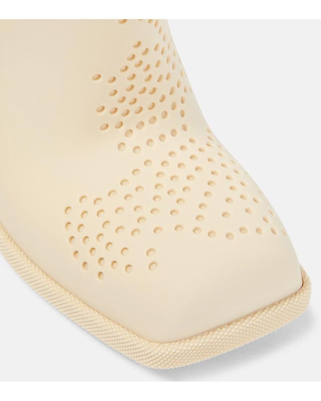 Burberry Natural Mules Highland Aus Gummi