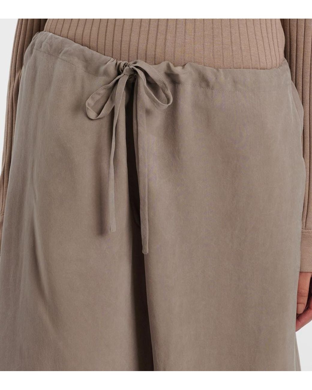 The Row Natural Enea Wide-Leg Pants