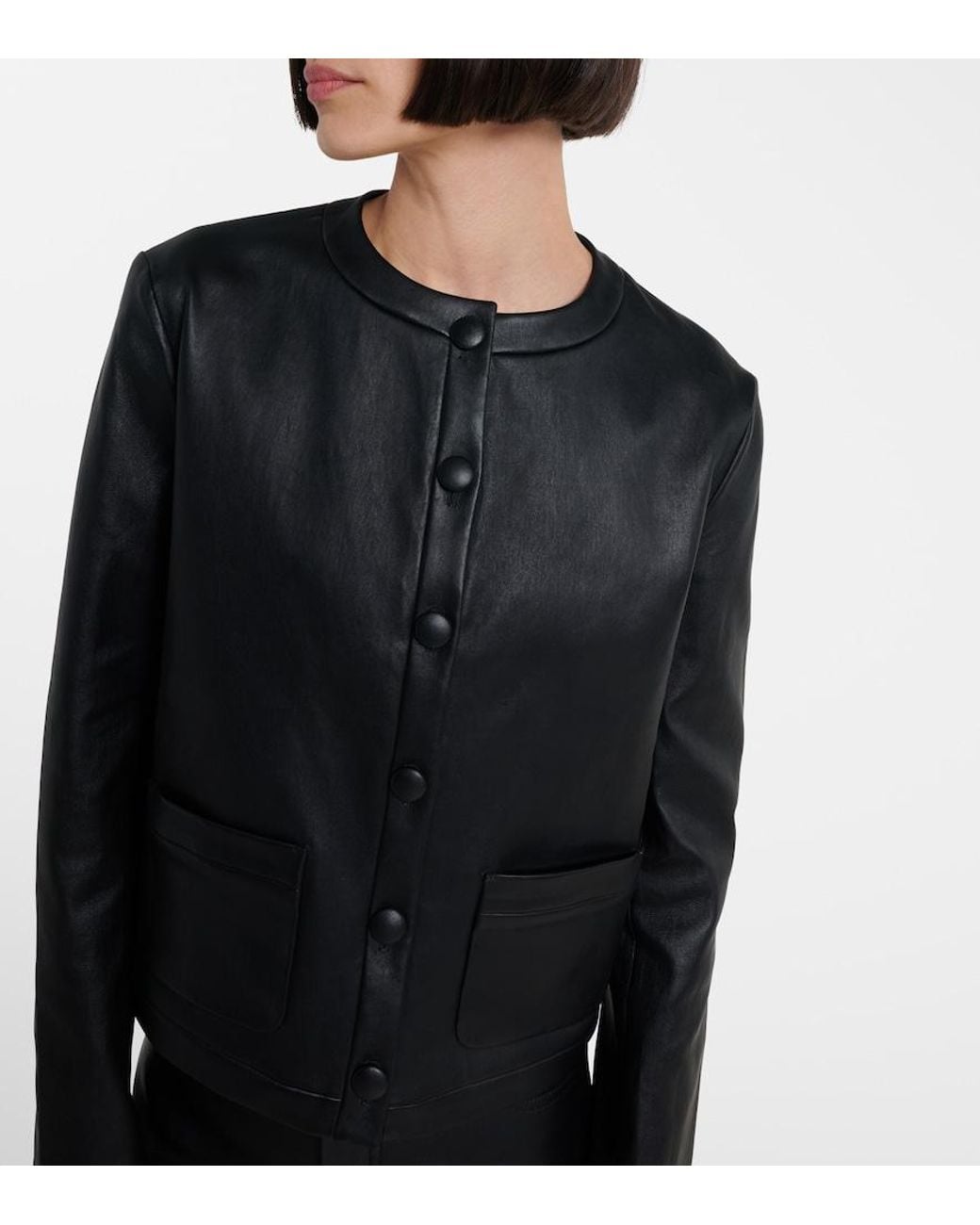 Stouls Black Gabrielle Leather Jacket