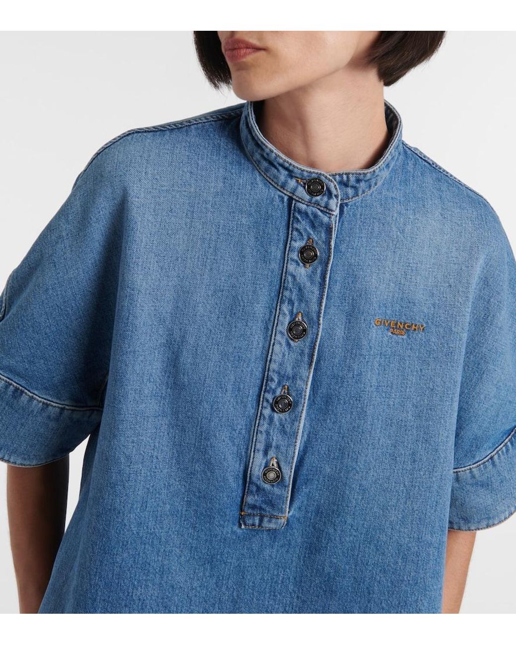 Givenchy Blue Denim Minidress