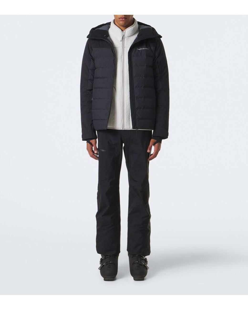 Peak Performance White Wildrush Teddy Jacket for men
