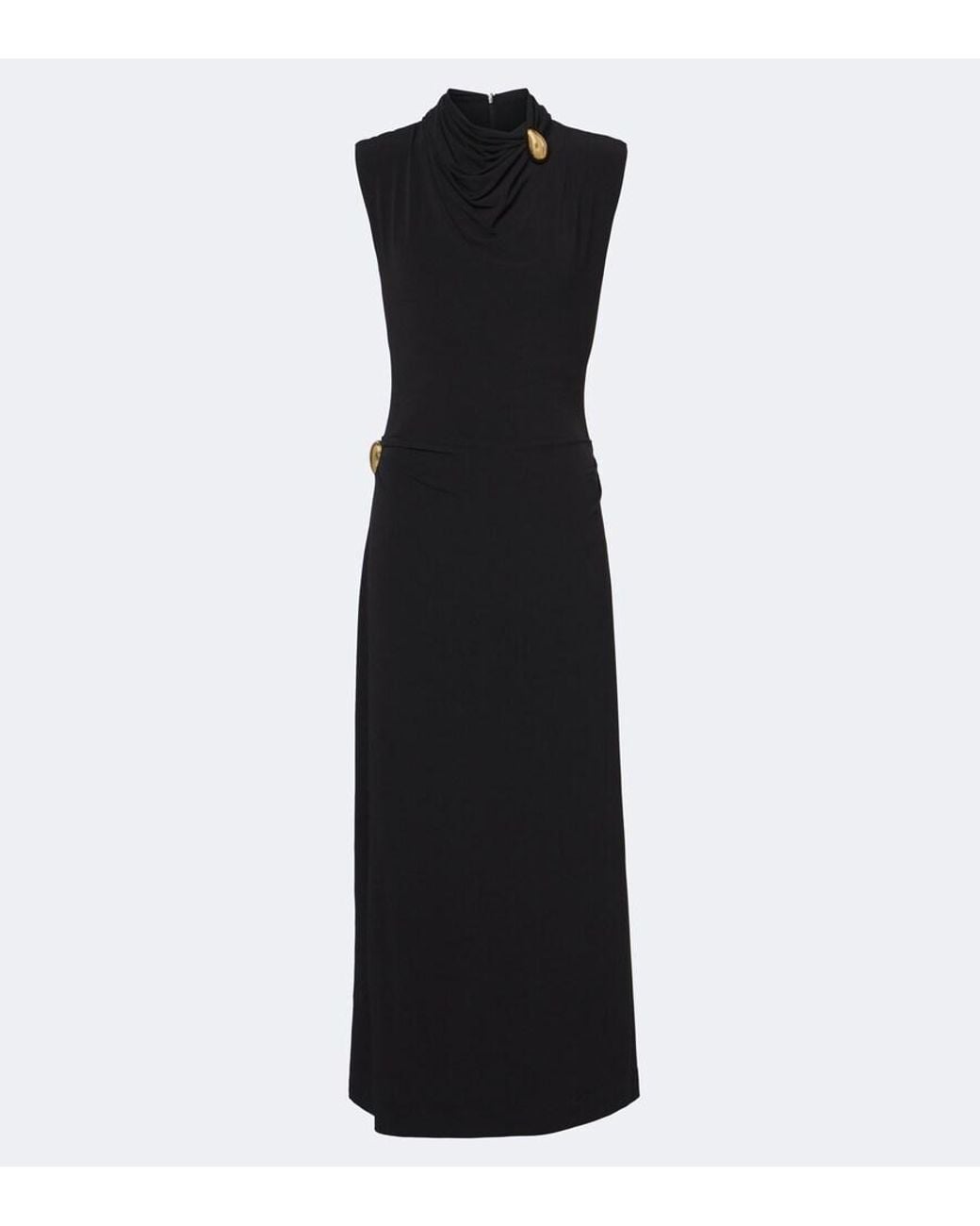 Altuzarra Black Betsy Embellished Jersey Midi Dress