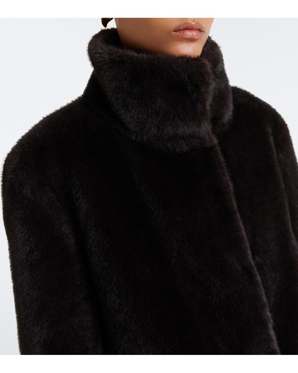 Max Mara Black High-Neck Jacket
