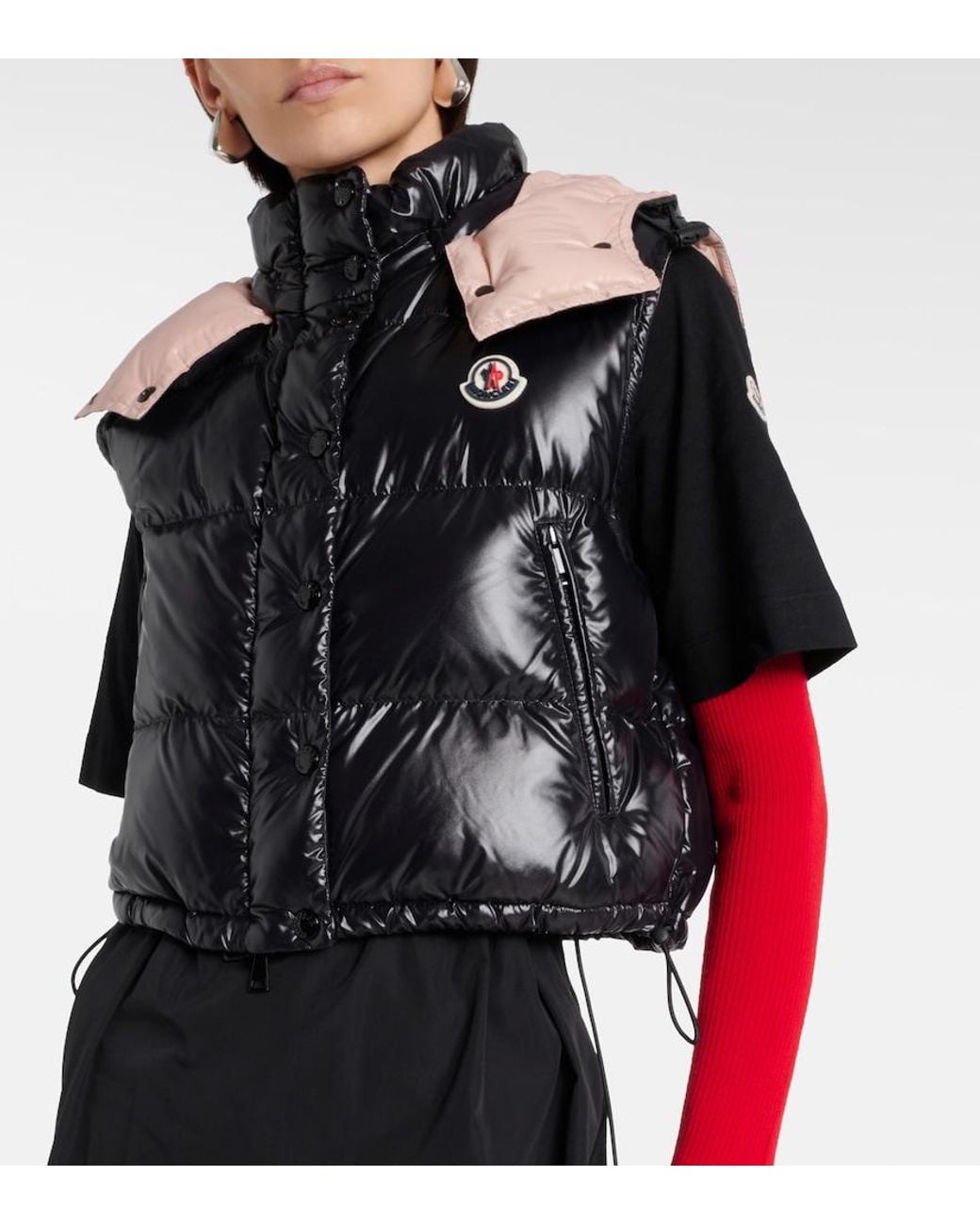 Moncler Black Quilted Down Vest
