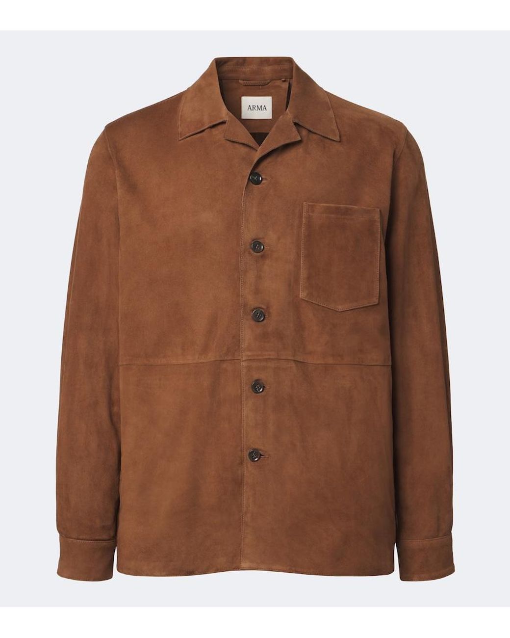 Arma Brown Nico Suede Jacket for men