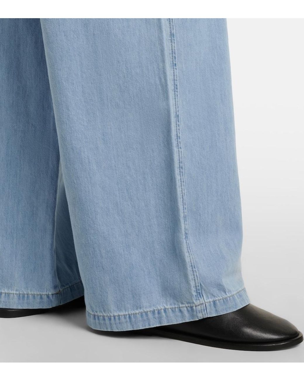 AG Jeans Blue Cali Wide-Leg Jeans