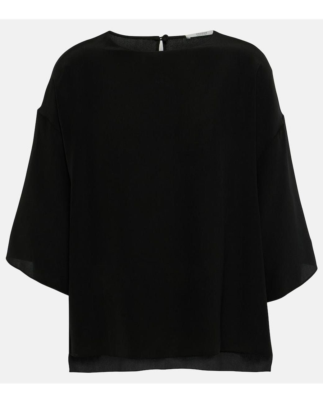 FFORME Black Zenni Silk T-Shirt