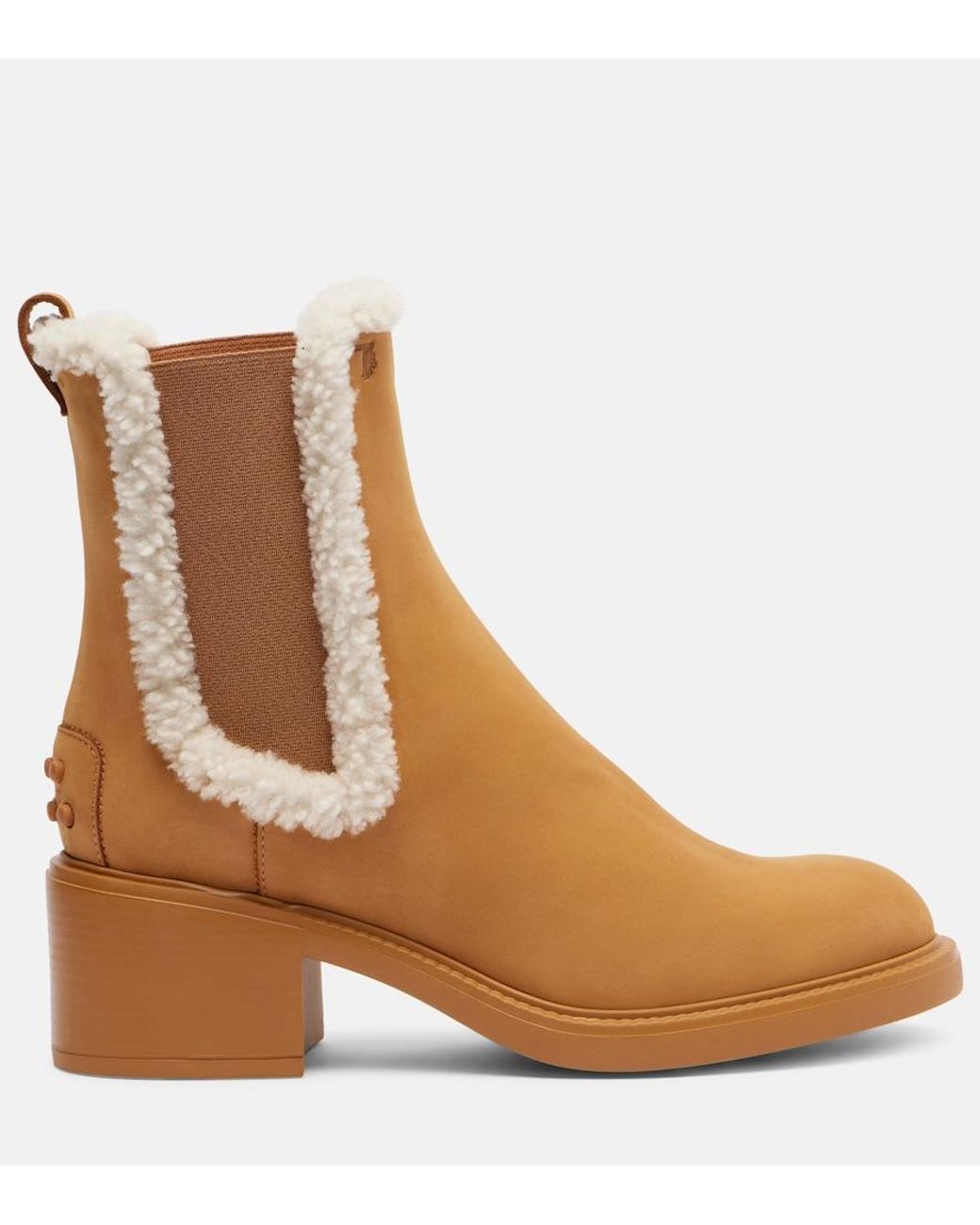 Tod's Brown Suede Chelsea Boots