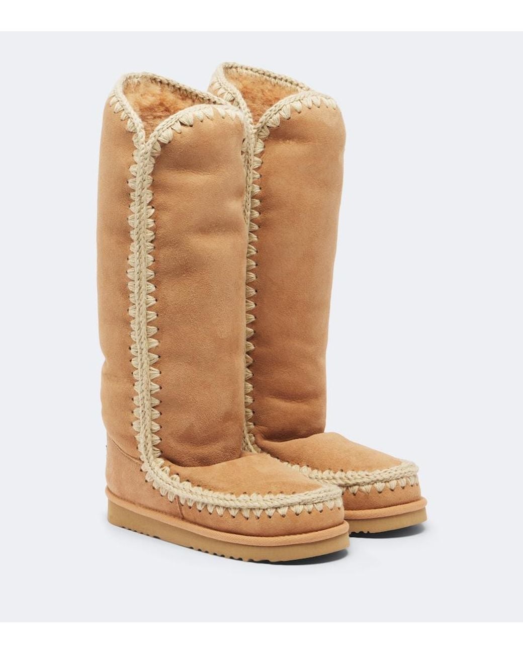 Bottes En Daim Mou en coloris Brown