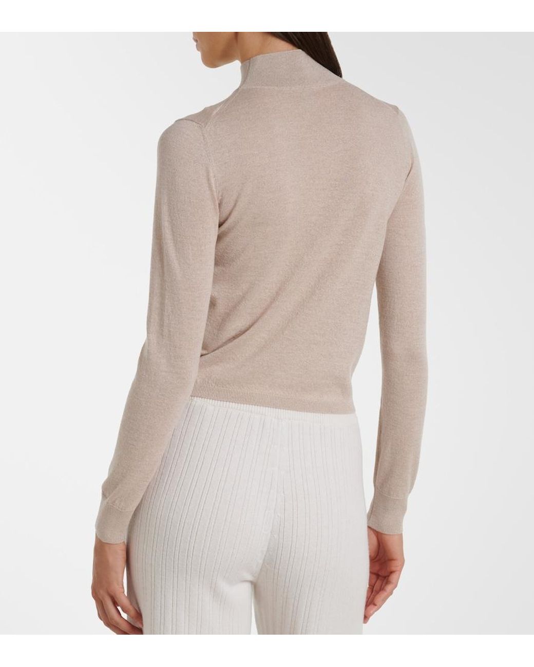 Eleventy Natural Wool-Blend Sweater