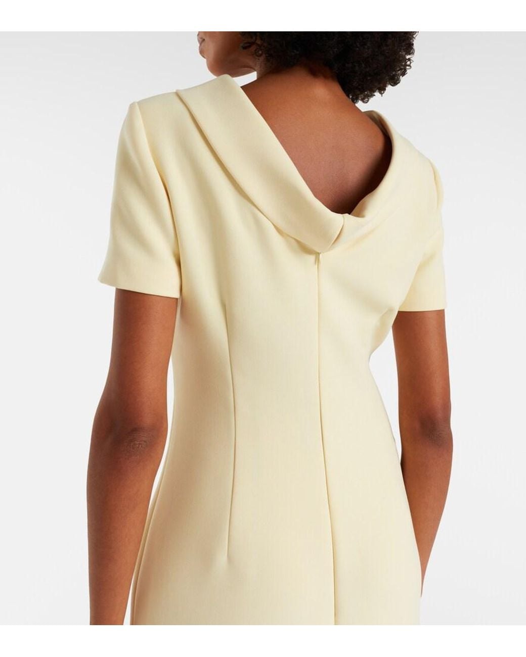 Roland Mouret Natural Crepe Gown