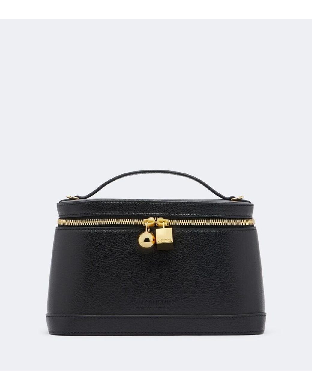 Jacquemus Black Petit Vanity Leather Vanity Bag