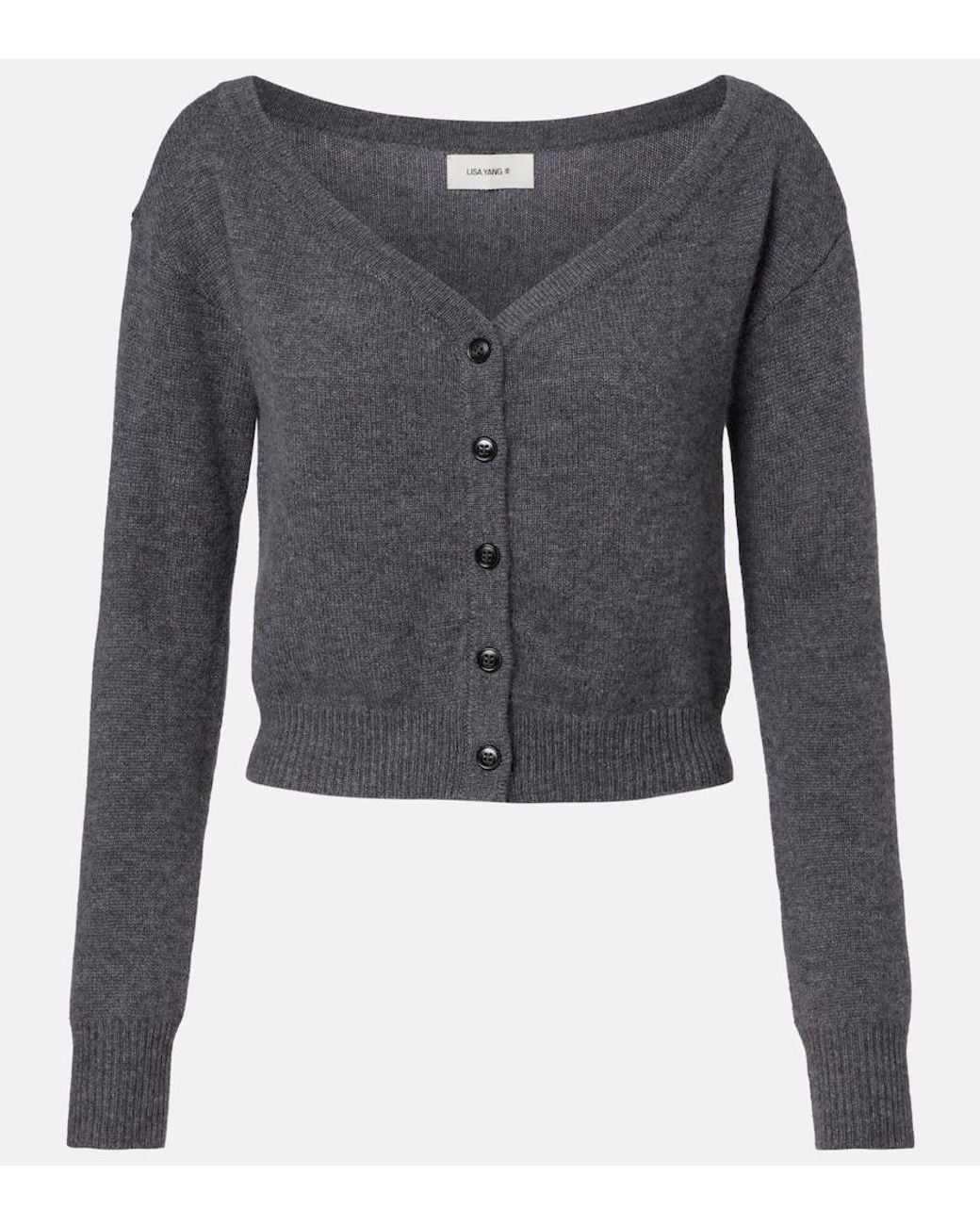 Lisa Yang Blue Beata Cashmere Cardigan